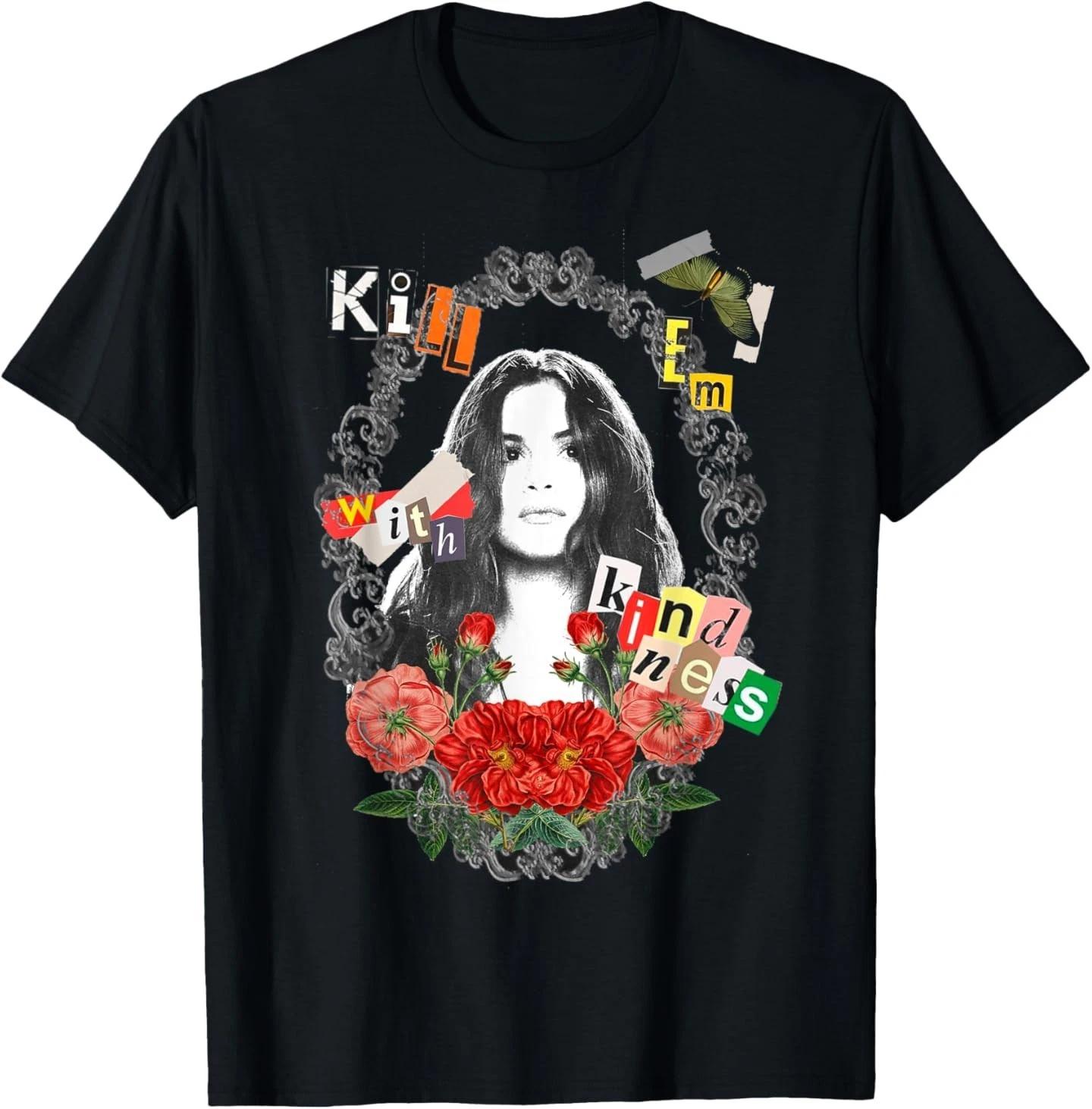 

Official Selena Gomez Kill Them With Kindness Black T-Shirt XL