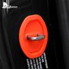 2PCS Door Lock Buckle For Ford Mustang S650 GT 2024 2025 LHD RHD Car Door Damping Cushion Silicone Protect Shock Absorbing Pad