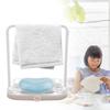 Kitchen Detachable Bar Towel Drying Rack Storage   Rack for Dishcloth Sponge Soa(Beige)