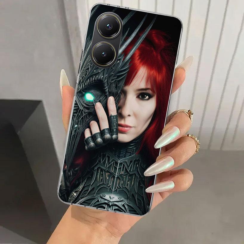 Mylene Farmer Phone Case for Xiaomi Poco X5 X6 X7 Pro F7 Ultra M7 Redmi 15 15C 13 13C 12 12C 10 10A 10C 9 9A 9C 9T Shell Poco X7
