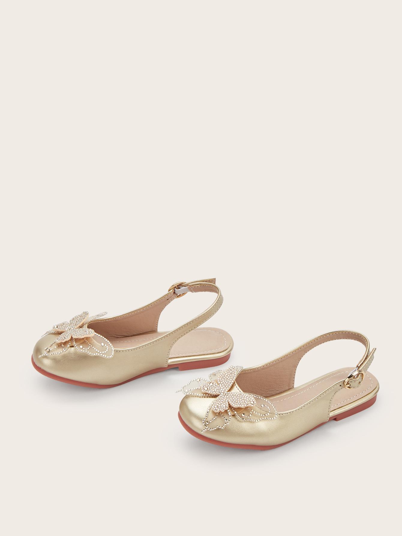 2026 Princess Bow Shoes: Soft Sole Flats for Toddlers & Girls 33 золотой