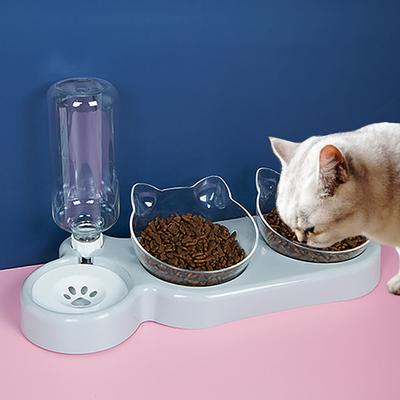 Set Nicht-nass Mund Haustier Bogen Katze Fütterung Bewässerung Liefert Haustier Wasser Flasche