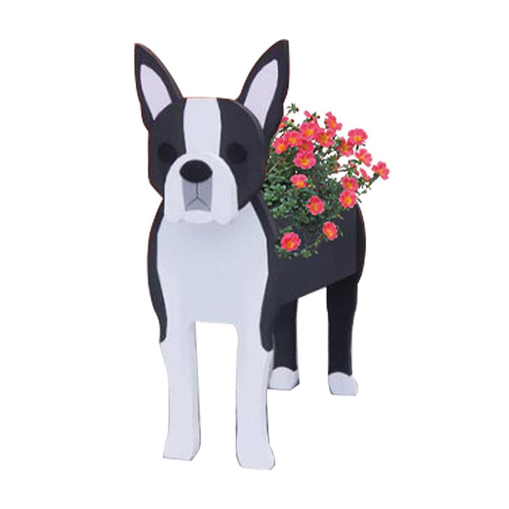 Vaso da fiori per cani Vasi da fiori giardino carino animale domestico vasi da fiori Vaso da fiori pianta Decorazioni da giardino