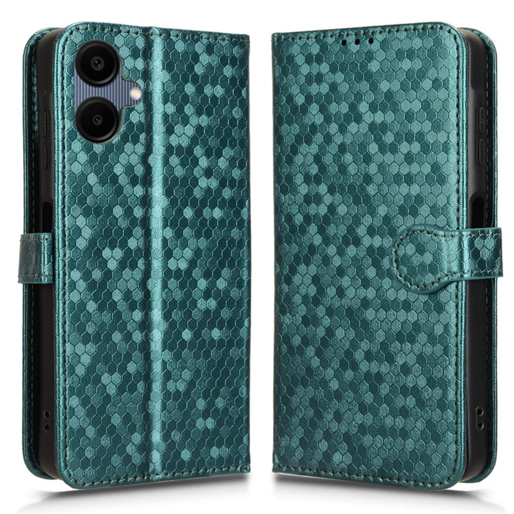 For Samsung Galaxy A06 4G Wallet Case Dot Pattern Imprint PU Leather Phone Cover