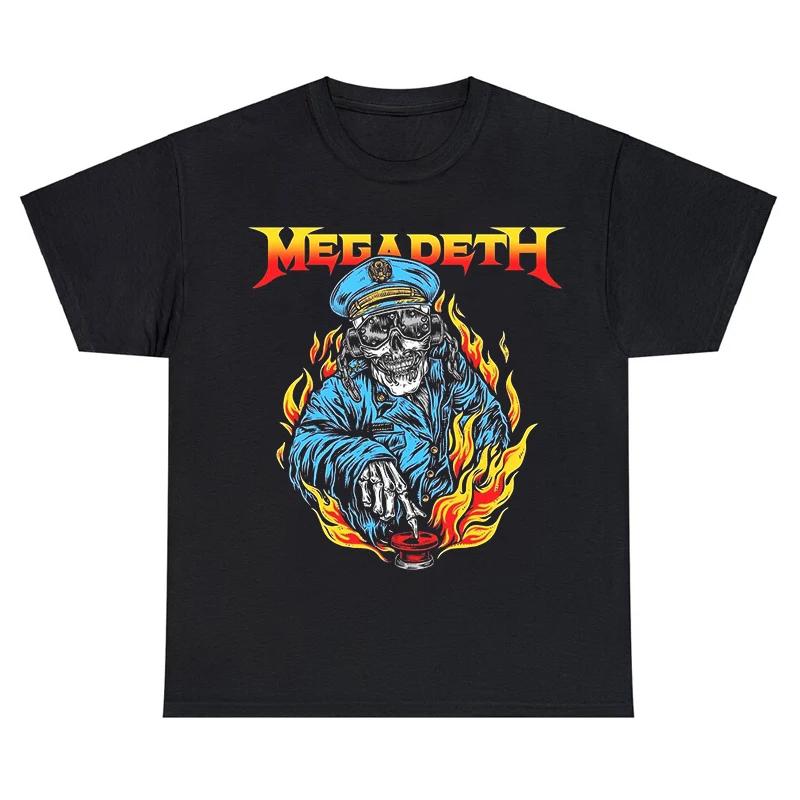 Megadeths TShirt Unisex Women Cotton Plus Size Fashion ONeck Vintage Casual Streetwear Oversized Summer Printed Unisex Tees S