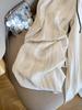 Women's Summer Satin Wide-Leg Ink Wash Pants – Casual, Floor-Length, Lazy Style