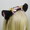 A factory-priced cute olita hairpin plush animal headdress handmade bell cat ear headband