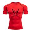 Men's Compression Athletic Workout T-Shirt, Stylish Tribal B