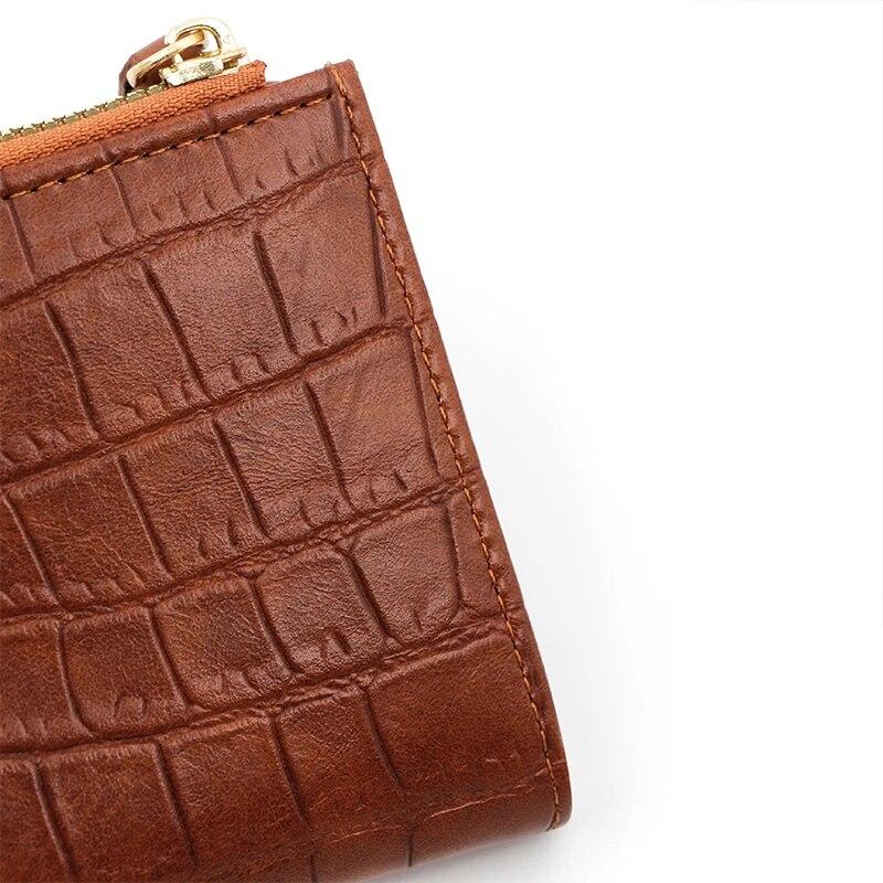 New Women's Wallet  Women's Zipper Buckle Large Capacity Multi Card Carrying Bag Zero Wallet