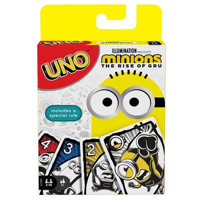 UNO Minions 2 Rule Card Wild Kung Fu Ages 7 and Up GKD75 [Special Included]