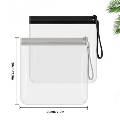 1ks Zavazadlo Průhledné Cestovní Použití Nepropustné Letadlo Make-up Vodotěsné Pro Ženy Opakovaně Použitelné Letištní Bezpečnost Kosmetická Taška