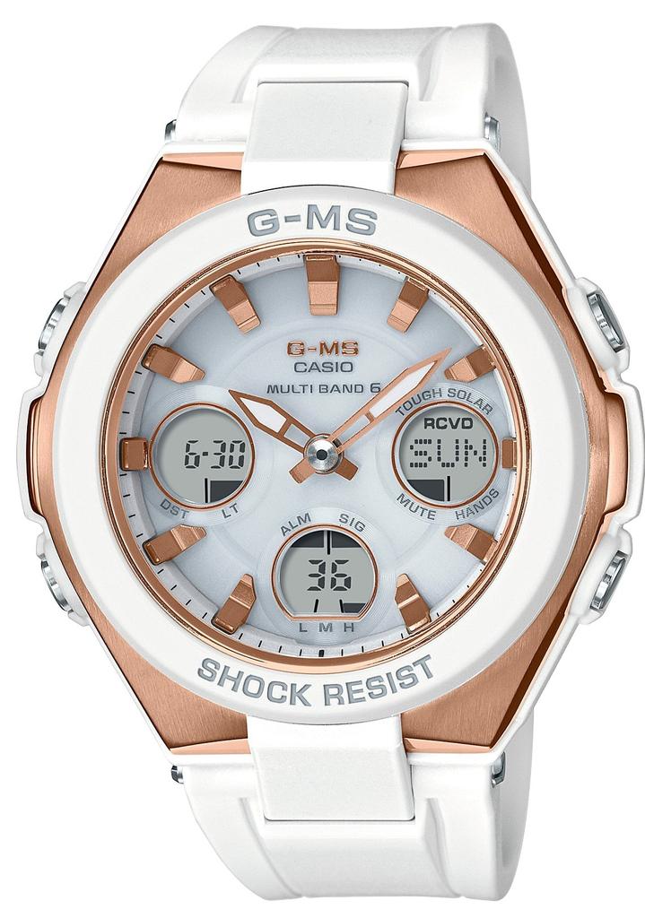 Casio Solar Watch White Baby-G G-MS Radio-Controlled MSG-W100G-7AJF Women's