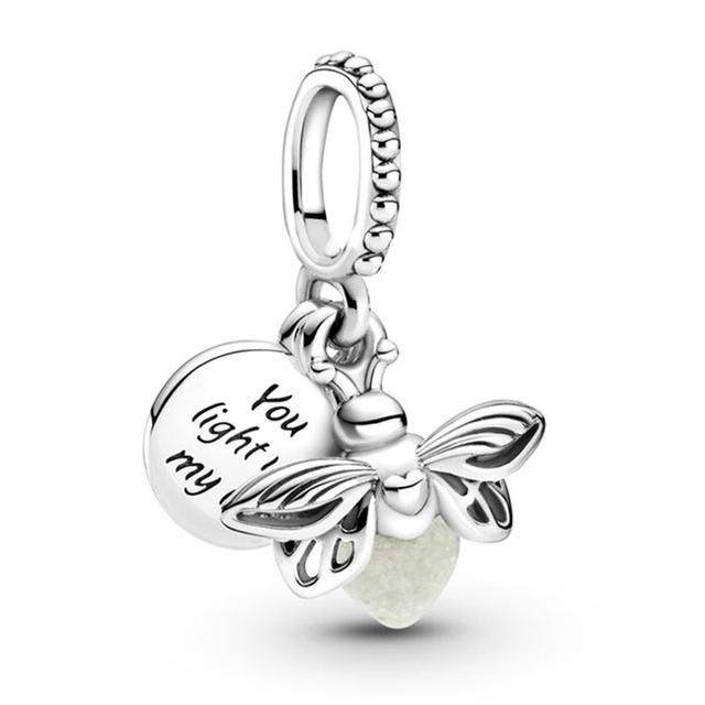 2pcs /Lot 45 Styles "Tree "Moon Star River Two In One Charms Beads Fit Original Diy Brand Bracelet Necklaces For Women Jewelry