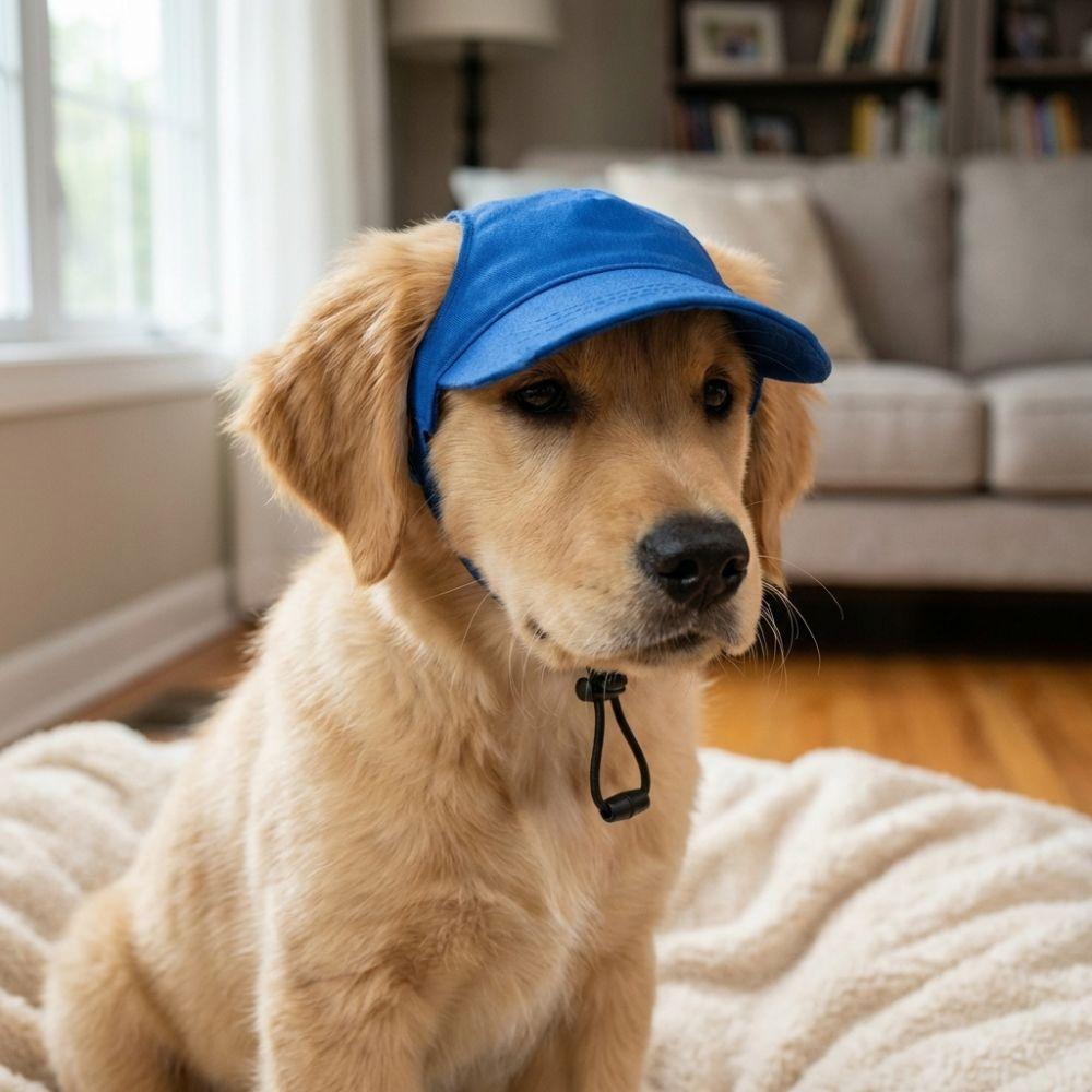 Sun Protection Dog Sun Hat with Ear Holes Pet Visor Hat Handsome Summer Cat Cap  Outdoor Sports