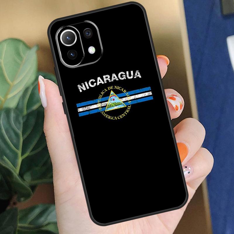 Nicaragua Flag Case For Xiaomi 15 14 Ultra 13T 14T 15T Pro 17 Pro Max POCO F8 F7 F5 F6 X5 X6 X7 Pro Coque
