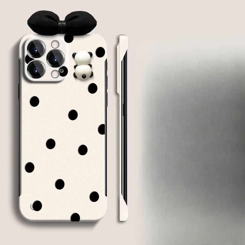 

Кронштейн-цепочка с бантом в горошек подходит для iPhone 15, чехол для телефона 14PRO, безрамочного 13 и XR Honor 90