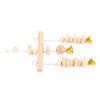 Bird Swing Toy Hanging Swing Bells Chew Toy for Parrots Mynahs Macaws and Other Small Birds