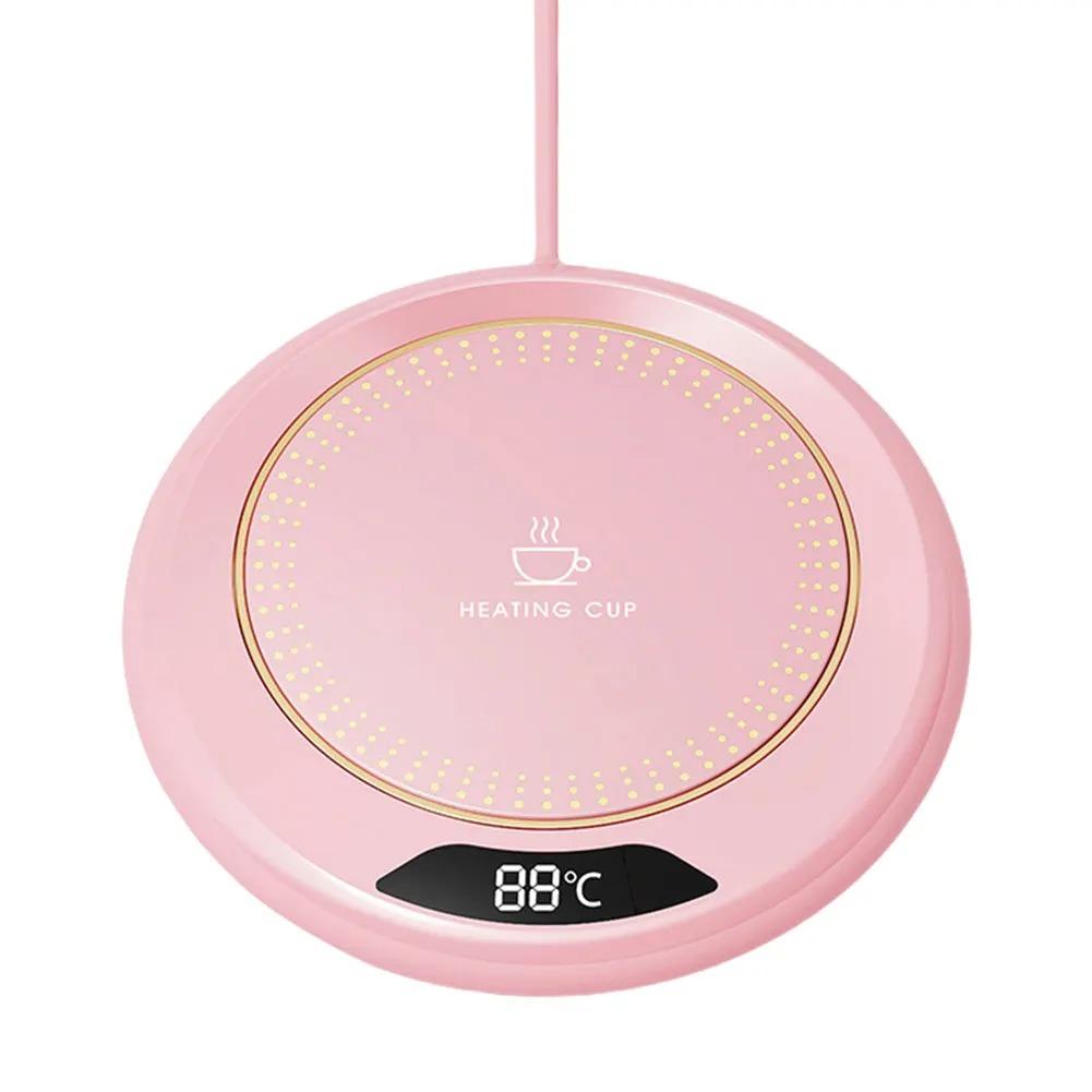 Podgrzewacz do kubków z sterowaniem dotykowym, 3-stopniową regulacją temperatury i wyświetlaczem