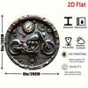 Flat 2D Metal Sign Hanging Decorative Wall Art Home Plaque Tin Sign Retro