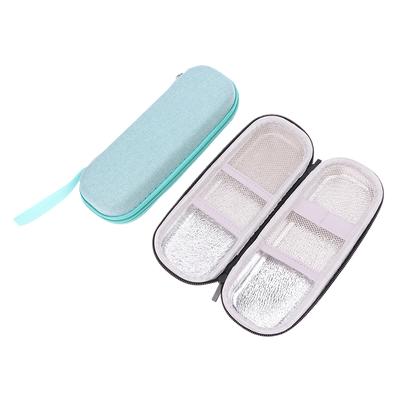 1 Peça Bolsa Térmica Impermeável para Insulina Eva Cooler Térmico para Insulina Com Bolsa para Caneta de Gel Viajantes Diabéticos Cooler de Medicamentos