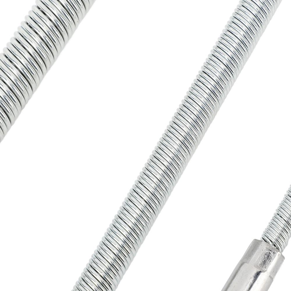 3Pcs Silver Bendable Shaft Set Carbon Steel Flex Socket Wrench Socket Extension Bar  Automotive