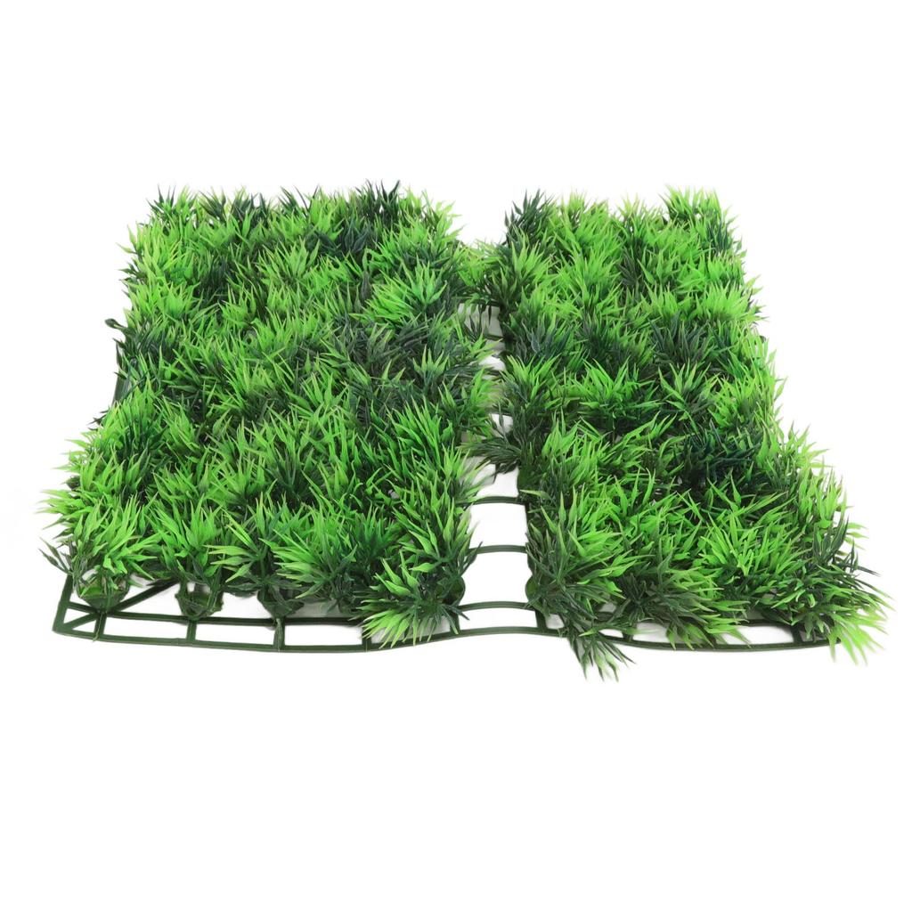 Aquarium Grass Mat Artificial Plastic Green Lawn Decoration for Fish Tank Turtle Tank Shopping Mall