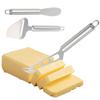 Cheese Slicers 3X Multi-functional Cheese Tool Heavy-Duty Rust-Proof Kitchen Gadgets Multi-purpose Non-slip Grip Kitchen