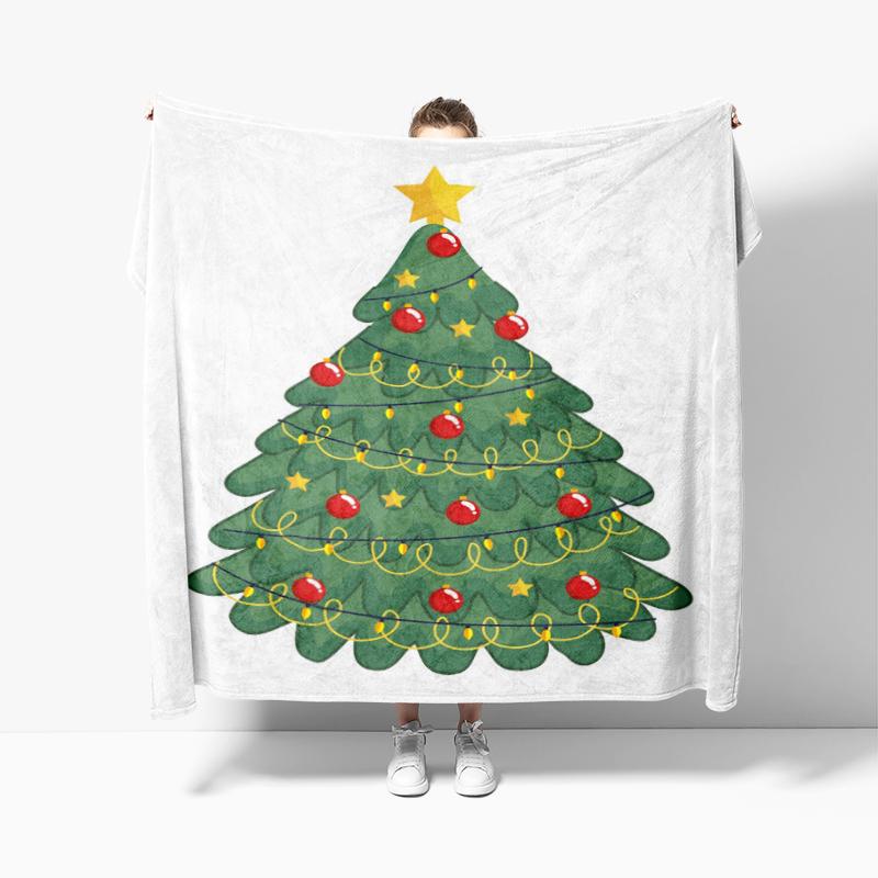 Wohndekoration Plüsch Überwurf Sofadecke Tagesdecke Bett flauschig weiche Decken Dekor Plaid Modern Halloween Frohe Weihnachten Winter