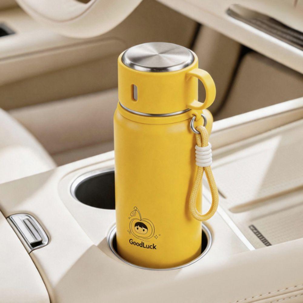 Keeping Hot/Cold Student Thermos Stainless Steel Vacuum Flasks Travel Thermal Cup  Office
