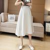 Half-length Skirt Women's Mid-length Chiffon Summer New Irregular Fashion High-waisted A-line Small Skirt