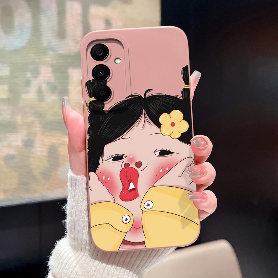 Custodia Per Samsung Galaxy A17 M17 4G 5G Gatto Cartone Animato Carino Copertura Protettiva Morbida in Silicone Per SamsungA17 M17 Fundas GalaxyM17 Coque