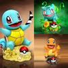 9Cm Replica Pokemon Bulbasaur Charmander Anime Figure Sceptile Gk Handmade Doll Anime Peripheral Trendy Play Model Ornament