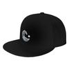 Fashion Circular Japanese Trans Wave Transgender Pride Flat Brim Sun Hat Protects The Forehead Baseball Caps