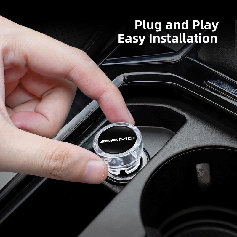 Car Cigarette Lighter Dust Cover Dustproof Cap Plug For Mercedes Benz AMG A B C E G CLA W211 W203 W204 W210 W124 C200 C230 C260