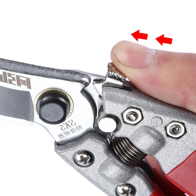 Pruning Shear V8 Garden Bonsai Scissors Garden Shears Massage Handle Root Branch Trim Pruning Tools