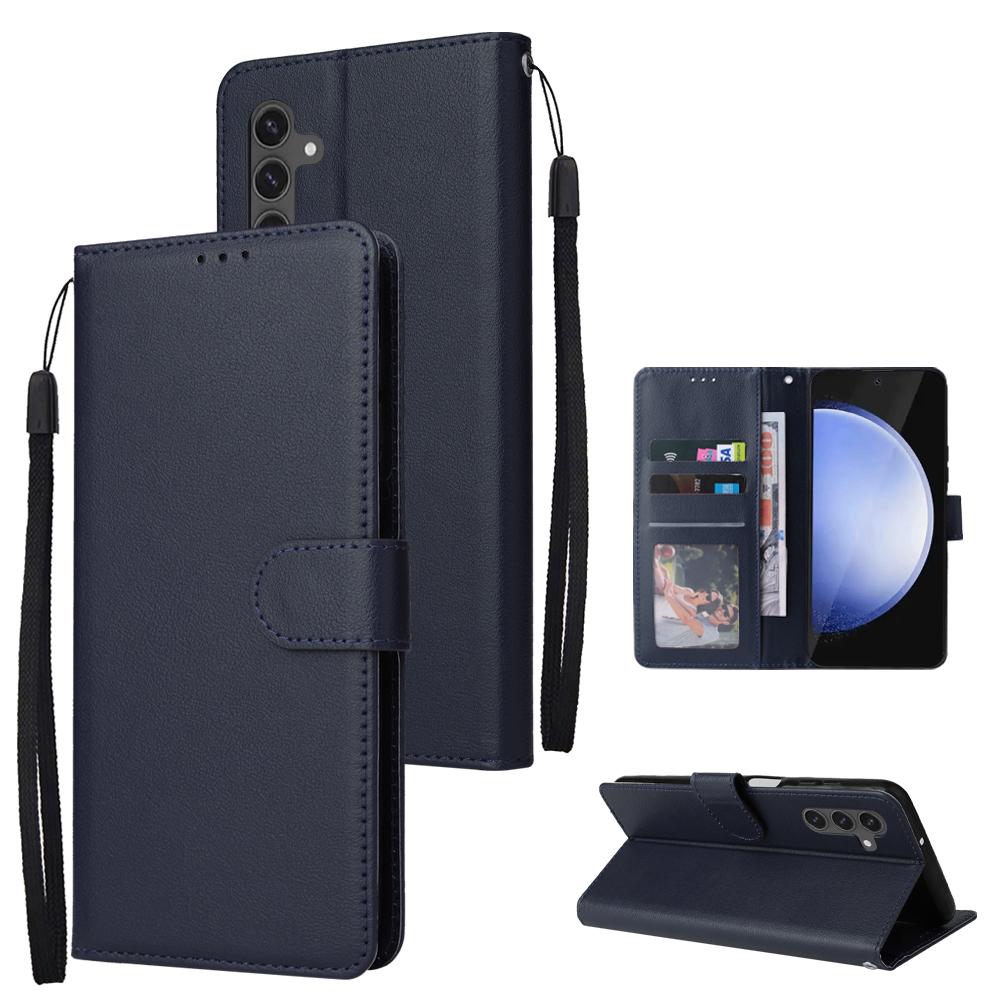 For Samsung Galaxy S24 FE Case 3 Card Slots Wallet PU Leather Phone Cover