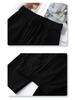 Women's Navy Blue Casual Straight-Leg Sweatpants - Spring/Summer 2025 Collection