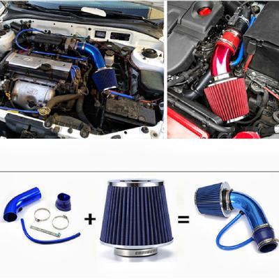 Universal Car Air Filter High Flow Intake FilterIntake Filter Sport Power Mesh Cone Cold Air Induction Kit Auto Parts