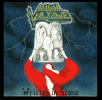 CD HIGH VOLTAGE - Written In Stone NCN358 Shadow Records 1992 US Rock Used