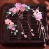 Tassel Hanfu Hair Stick Pearl Flower Hair Comb Chinese Style Hairpin Set  Hairstyle Design Tool