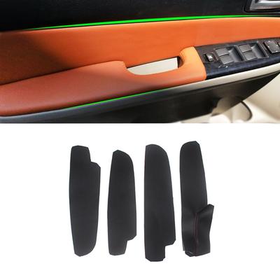 Soft Leather Door Panel Cover For Mazda 6 2006 2007 2008 4pcs/set Car-styling Door Armrest Panel Skin Cover Sticker