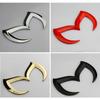 Sporty Metal'M' Rear Trunk Badge Decal Emblem Rear Trunk Evil m Emblem Logo Decor Badge Decal for Mazda