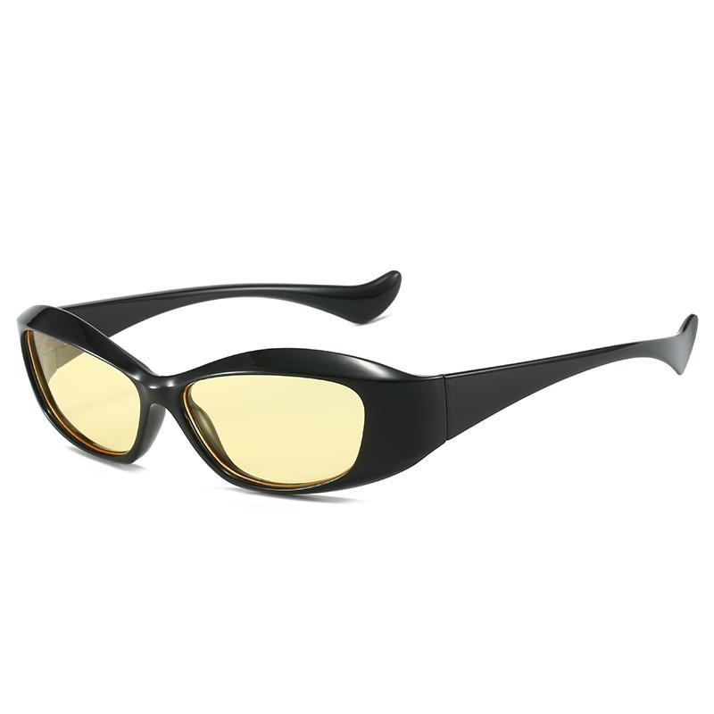 Outdoor Sunscreen Shades Unisex Trendy Sports Sunglasses Uv400 Goggles Trendy Narrow Frame Sun Glasses For Party Photos Everyday