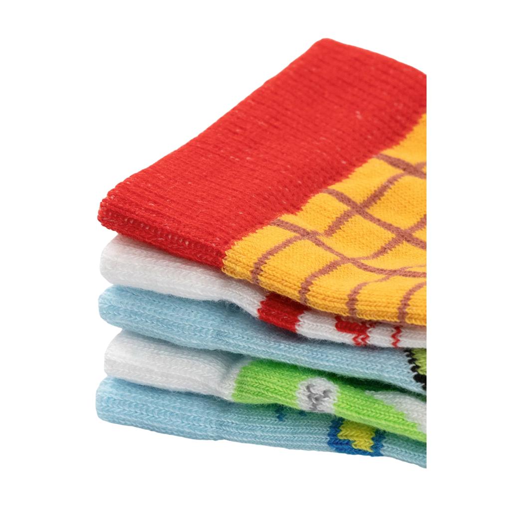 Toy Story Unisex Adult Assorted Designs Calf-Length Socks (Pack of 5)