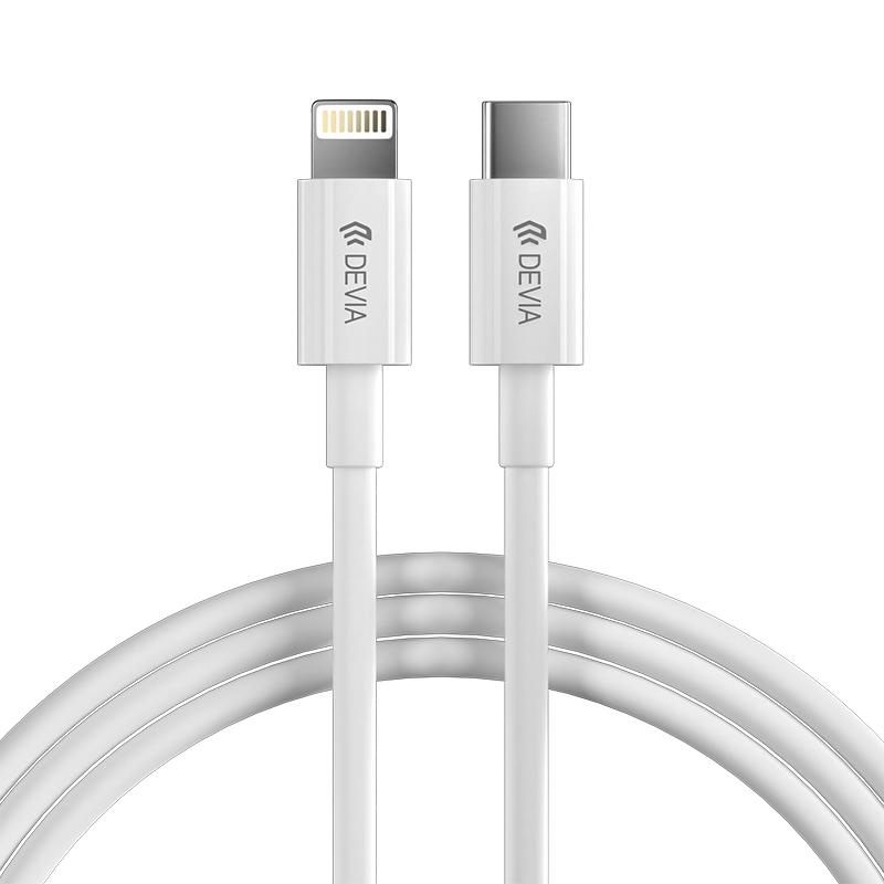 

DEVIA Smart Series 2m Type-C to Lightning PD Fast Charging Cable TPE Data Cord A