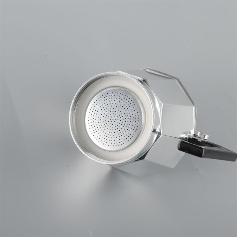 Filter Screen Silicone Gasket and Metal Filter Set Coffee Makers Mocha Pot Replacenent Accessories Easy to Install
