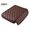 Auto Armrest Box Cover Car Console with Storage Bag, Universal Imitation PU Leather Interior Accessories Pad, Diamond Quilted Protector for