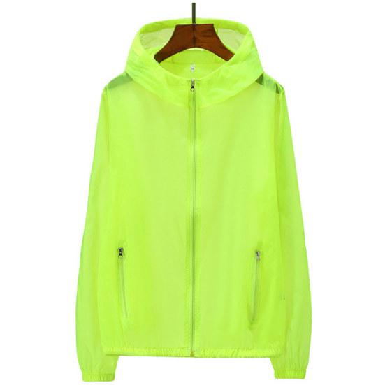 CCHONG Unisex Summer Pockets Zip Hooded Windproof Sun Protection Coat Fishing Jacket