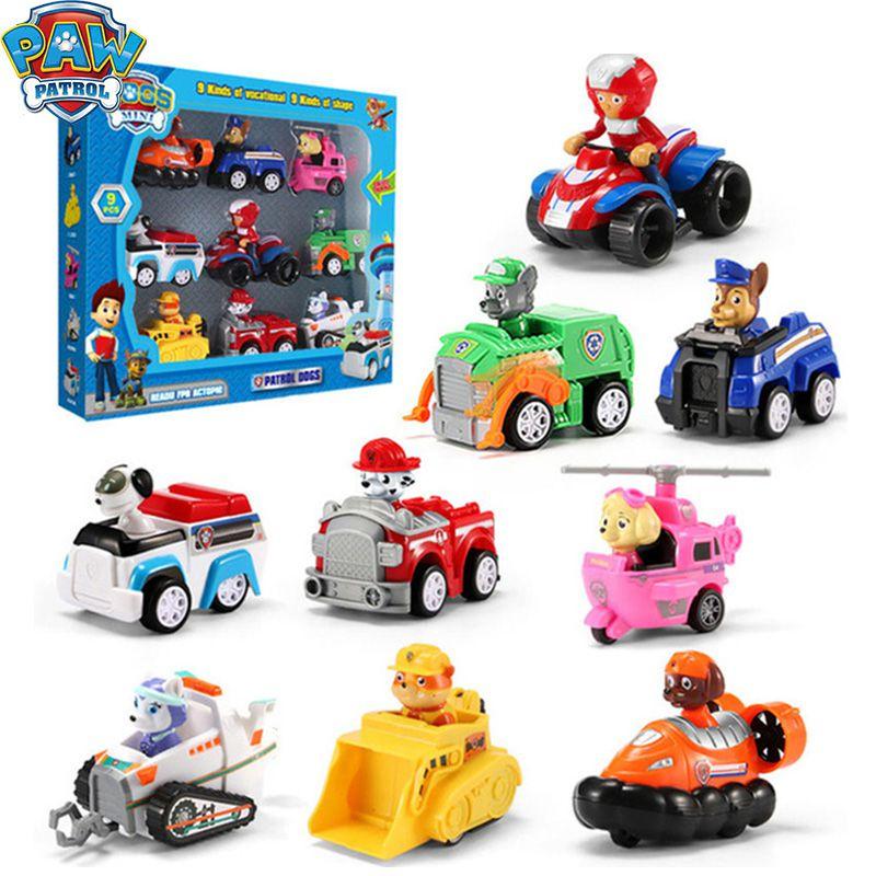 Authentic Paw Patrol Vehicles Set For Kids With Pull Back Action Perfect For Collections