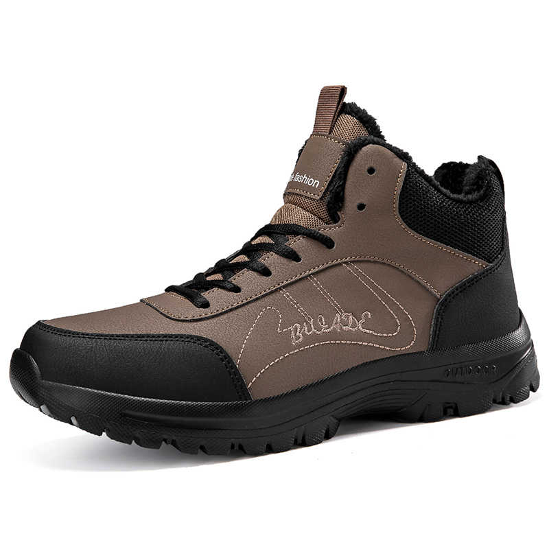 Fashion Warmed Normal Leather Womens White Shoes Boots Hiking And Trekking Shoes Hiking Shoes Woman Sneakers Sports Novelties